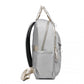 Miss Lulu Versatile Stylish Backpack with Laptop Compartment and Trolley strape - Grey