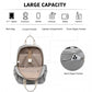 Miss Lulu Versatile Stylish Backpack with Laptop Compartment and Trolley strape - Grey