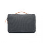 Kono Streamline Water-Resistant Medium Laptop Sleeve With Velvety Interior - Grey