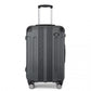 Kono 28 Inch ABS Lightweight Compact Hard Shell Travel Luggage For Extended Journeys - Grey