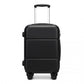 Kono 20 Inch Premium ABS Cabin Carry-On Suitcase with Secure Combination Lock for Effortless Travel - Black