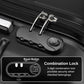 Kono 20 Inch Premium ABS Cabin Carry-On Suitcase with Secure Combination Lock for Effortless Travel - Black