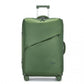 Kono 28 Inch Lightweight Durable Soft Shell Suitcase with TSA Lock and Separate Wet/Dry Compartment - Green