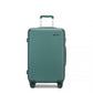 Kono 24 Inch Minimalist Hard Shell ABS+PC Check-In Suitcase with TSA Lock 360° Spinner Wheels - Military Green