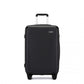 Kono 24 Inch Minimalist Hard Shell ABS+PC Check-In Suitcase with TSA Lock 360° Spinner Wheels - Black