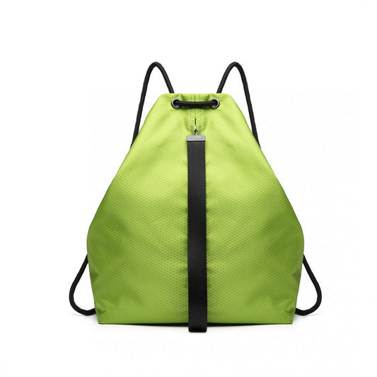 Kono Multi Access Drawstring Backpack - Green