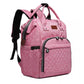 Kono Wide Open Designed Baby Diaper Changing Backpack Dot - Pink