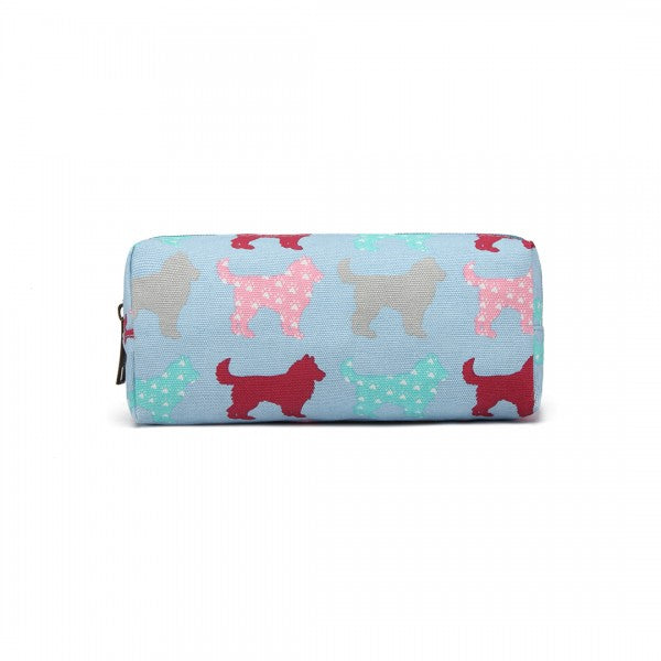 Miss Lulu Dog Canvas Pencil Case