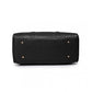 Miss Lulu Leather Look Maternity Changing Shoulder Bag Black