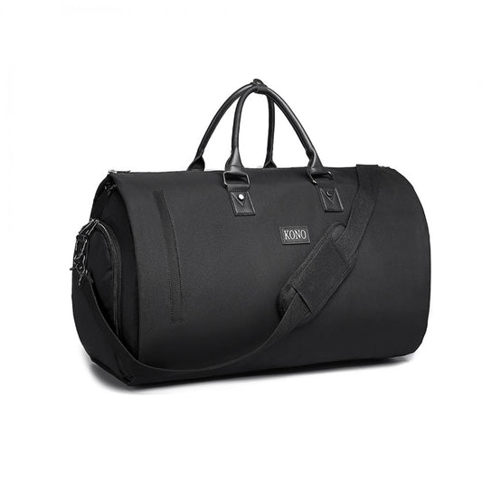 Kono Travel Suit Garment Duffle Bag - Black