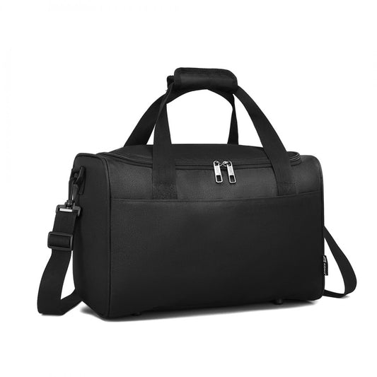 Kono Structured Travel Duffle Bag - Black