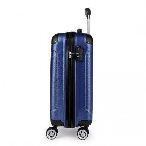 Kono 19 Inch Abs Hard Shell Suitcase Luggage - Navy