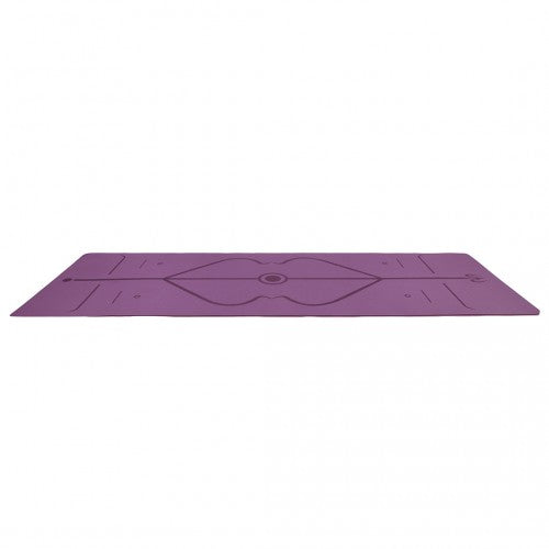 Kono TPE Non-Slip Classic Yoga Mat - Purple & Pink