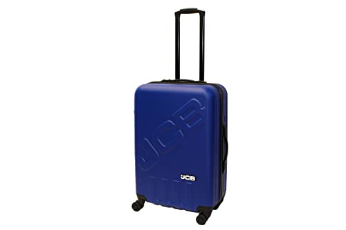 JCB - Lightweight Hard Shell Suitcase Set - Includes 20", 24" & 28" Cases - 360 Degree Spinner Wheels - ABS Polycarbonate Hard Shell - Luggage Bags for Travel - Blue