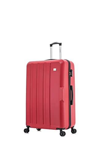 FLYMAX 29" Large Suitcases on 4 Wheels Lightweight Hard Shell Luggage Durable Check in Hold Luggage Built-in 3 Digit Combination