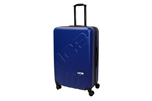 JCB - Lightweight Hard Shell Suitcase Set - Includes 20", 24" & 28" Cases - 360 Degree Spinner Wheels - ABS Polycarbonate Hard Shell - Luggage Bags for Travel - Blue