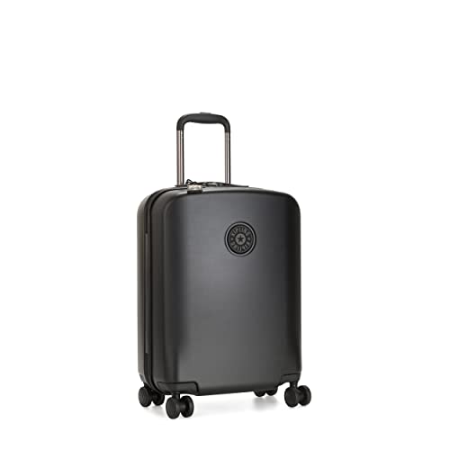 Kipling CURIOSITY S, Small Hardshell Suitcase 4 Wheels 360°, 55 cm, 44 L, Black Noir