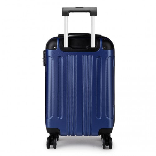 Kono 19 Inch Abs Hard Shell Suitcase Luggage - Navy