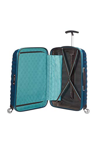 Samsonite Lite-Shock - Spinner S Hand Luggage, 55 cm, 36 Litre, Blue (Petrol Blue)