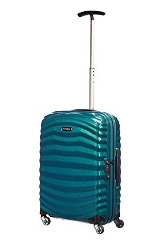 Samsonite Lite-Shock - Spinner S Hand Luggage, 55 cm, 36 Litre, Blue (Petrol Blue)
