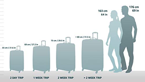 Eastpak Tranzshell M Suitcase, 67 cm, 56 L, Black