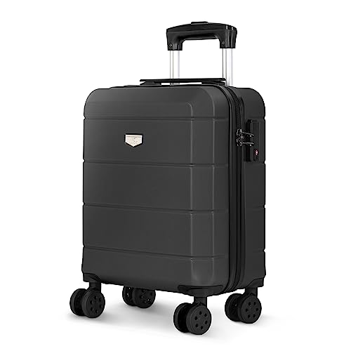 Lugg Jetset Lightweight Travel Cabin Bag Luggage Set, Carry-on Approved Suitcase, ABS Shell Protection, Water Resistant & Secure Locking System - Easyjet, British Airways, TUI & More