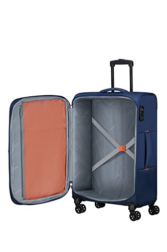 American Tourister Sun Break Suitcase Set 3 Pieces Standard Size, Luggage Suitcase Set, Navy