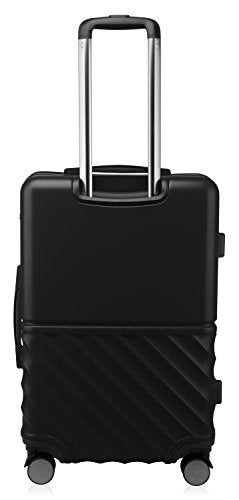 Hauptstadtkoffer Boxi - Hartschalen-Koffer Koffer Trolley Rollkoffer Reisekoffer 4 Rollen, TSA, Hand Luggage 75 Centimeters 108 Black (Schwarz)