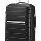 Samsonite Flux - Spinner S Expandable Hand Luggage, 55 cm, 44 L, Black