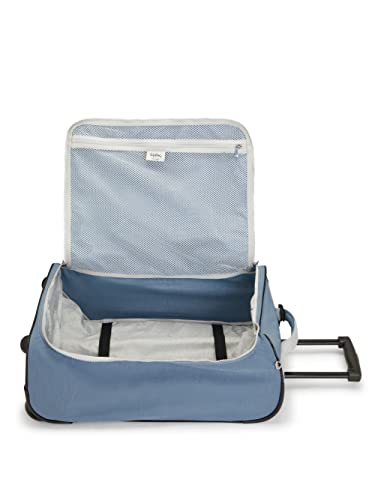 Kipling Teagan C, Extra Small cabine Size Wheeled Duffle, 55cm, 33 L, Brush Blue C