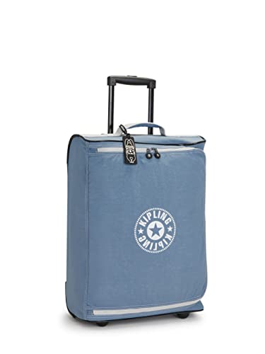 Kipling Teagan C, Extra Small cabine Size Wheeled Duffle, 55cm, 33 L, Brush Blue C