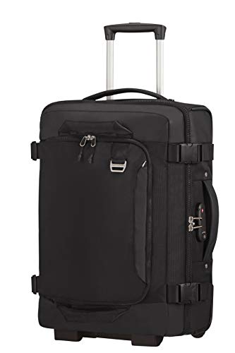 Samsonite Midtown - Travel duffle/backpack with 2 wheels, 55 cm, 43 L, Black (Black)