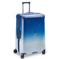DELSEY PARIS - DELSEY CACTUS - Extra Large Rigid Suitcase - 76x48x33 cm - 106 liters - XL - Gradient blanc / Blue