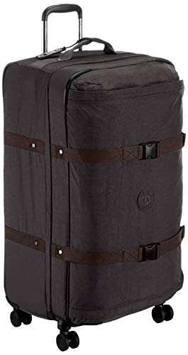 Kipling SPONTANEOUS L, Large 4-Wheeled 360° Suitcase with Elastic Straps, TSA Lock, 78 cm, 101 L, Black Noir