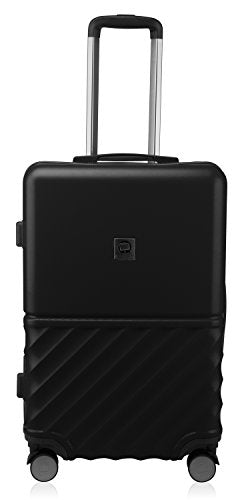 Hauptstadtkoffer Boxi - Hartschalen-Koffer Koffer Trolley Rollkoffer Reisekoffer 4 Rollen, TSA, Hand Luggage 75 Centimeters 108 Black (Schwarz)