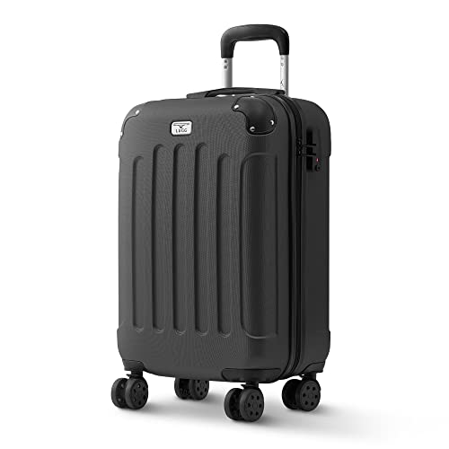 LUGG 20 Inch Suitcase Hard Shell Case 4 Wheel Cabin & Hold Luggage Lightweight ABS Material with TSA Lock Approved for Travel with easyJet, British Airways, Virgin Atlantic, Emirates ect