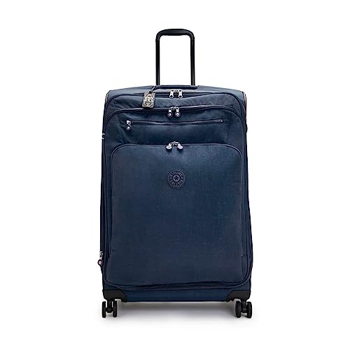 Kipling New YOURI Spin L, Large Expandable Spinner, 76cm, 100 L, Blue Bleu 2