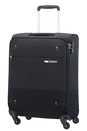 Samsonite Base Boost - Spinner S (Length: 40 cm) Hand Luggage, 55 cm, 39 Litre, Black