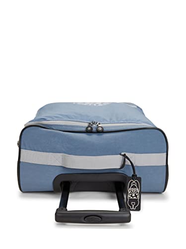 Kipling Teagan C, Extra Small cabine Size Wheeled Duffle, 55cm, 33 L, Brush Blue C