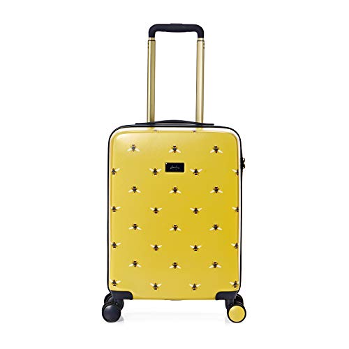 Joules Botanical Bee Hard Case Trolley Travel Luggage Case 4-Wheel, Small