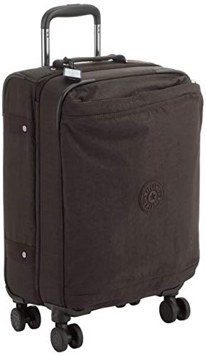 Kipling SPONTANEOUS S, Cabin-Sized, 4-Wheeled 360° Suitcase with Elastic Straps, TSA Lock, 53 cm, 37.5 L, Black Noir