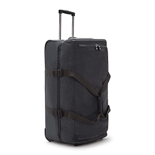 Kipling TEAGAN L, Large Soft Case 2 Wheels Luggage, 77 cm, 91 L, 3.44 kg, Black Noir