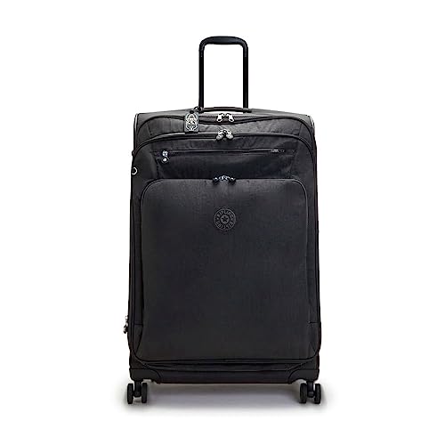 Kipling New YOURI Spin L, Large Expandable Spinner, 76cm, 100 L, Black Noir