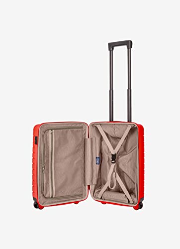 Bric's Suitcase Ulisse B|Y Collection, Hand Luggage Suitcase with 4 Wheels, Resistant and Ultralight, USB Port, Integrated TSA Lock, Dimensions 37x55x20, Electric Blue