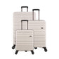 ANTLER - Set of 3 Suitcases - Clifton Luggage - Taupe - Cabin,Medium,Large - Strenght Lightweight Suitcase for Travel - Luggage with 4 Wheels, Expandable Zip, Twist Grip Handle - TSA Approved Locks