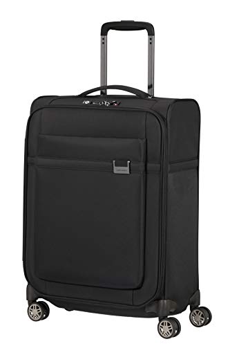 Samsonite Airea - Spinner S, Carry-on Luggage, 55 cm, 41 L, Black (Black)