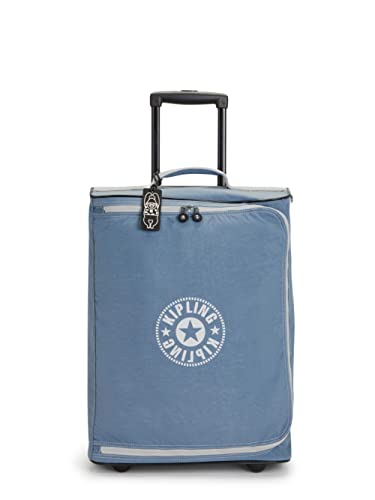 Kipling Teagan C, Extra Small cabine Size Wheeled Duffle, 55cm, 33 L, Brush Blue C