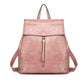 Miss Lulu Vintage Oil-Wax Faux Leather Backpack