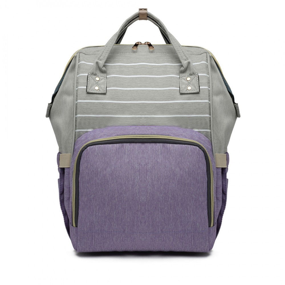 Miss Lulu Multi Function Baby Diaper Changing Backpack - Purple