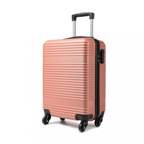 K1996l - Kono Abs Hard Shell Carry On Suitcase - Nude